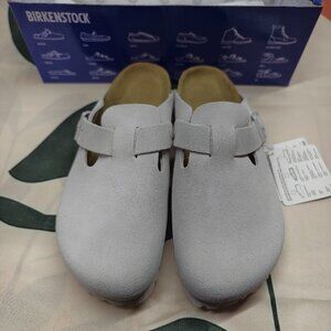 💝NEW💝Birkenstock Boston Cork Slippers | Narrow with Box